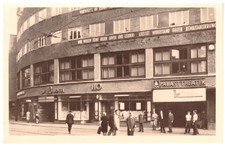 AK DDR Jena HO Hotel und Palastkaffee Losungen belebt 1953