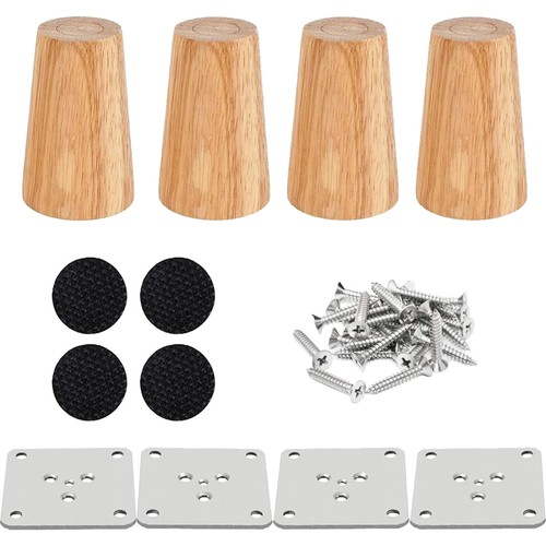 Möbelfüße holz 8cm - möbelfüße,