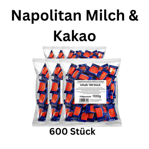 600 napolitan waffeln milch - 600,