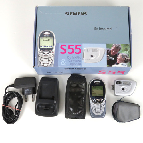 Siemens s55 arctic blue - arctic, cell