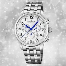 Armbanduhr Edelstahl silber