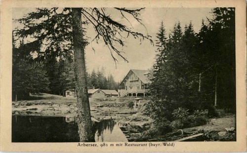 Arbersee mit restaurant - mit, -41662