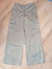 Satinhose, lindgrün, straight, topmodern, Gr. 36, Mädchen/Damen