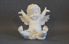 Lustiger kleiner Engel 15 cm Deko Figur Garten Indoor Wetterfest Grabschmuck