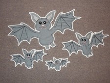 Fledermaus vampir aufnäher - fledermaus,