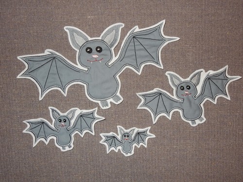 Fledermaus vampir aufnäher - fledermaus,