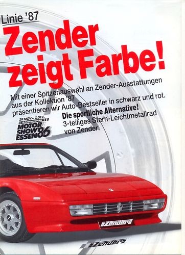 Zender ferrari bmw - zender, vw