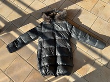 Duvetica Daunenmantel mit abnehmbarem Echt-Pelz, Gr. 50, antrazit, Wie Neu