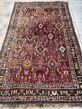 Shiraz Teppich Orient Perser Rug Rot Schurwolle Fars Nomad Qashqai Alt Vintage