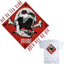 Gothic T-Shirt Slogan Skull Hard Rock Metal Punk Rockmusic Motto *3214 wh