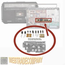 Für Grundig RR 621 640 720 750 Micro-Platte ELKO REPARATURSET + Einbaulageplan
