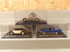 Minichamps Opel VW Hebmüller 430052136 Käfer Opel Rekord Auto Modellauto