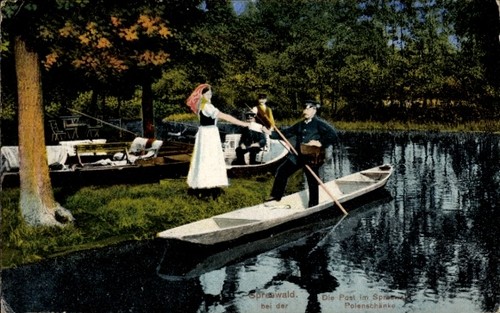 Spreewald spreewälderin - spreewald,,