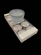 Henry Dean Handarbeit Teelicht Halter Glasschale Kerzenhalter und 10 Teelichter