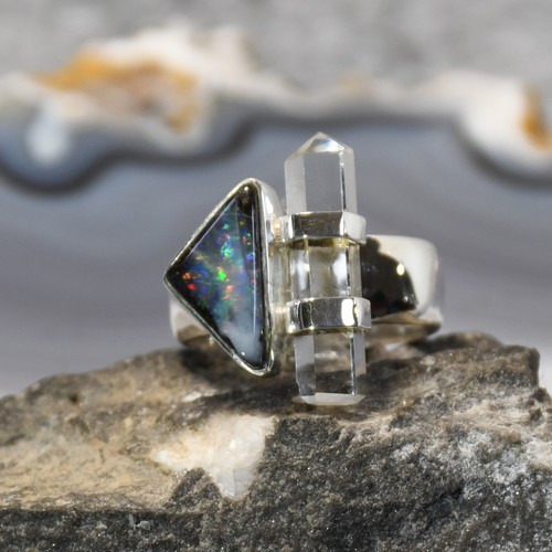 Honduras opal ring 925er - opal, ring,