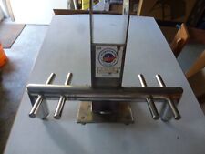 Mast Base Mastfuß f Polyvalk V2A komplett m Schrauben weiter Holzmast Ruder Baum