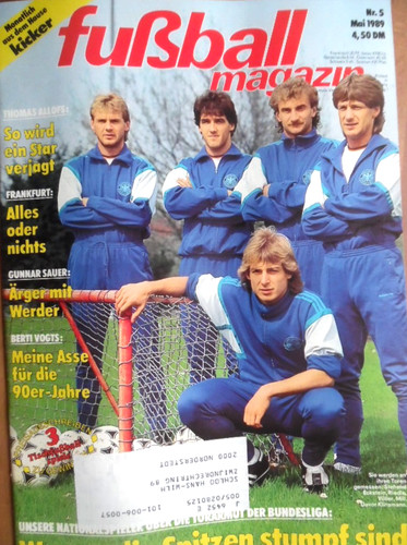 Kicker fußball magazin 1989 - fußball, 5-1989