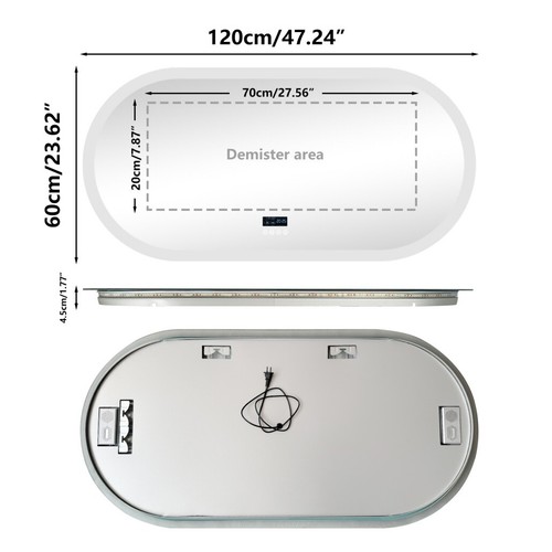 Led badspiegel wandspiegel - led,