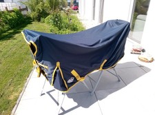 Regendecke, Turn-out-Decke, Weidedecke mit High Neck und 100gr. Füllung, 125cm