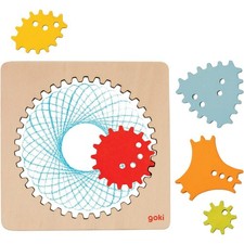 Goki Spirograph 6 Teile Holz