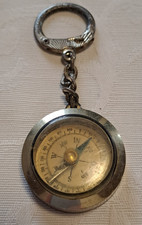 Schlüsselanhänger Retro Vintage Kompass 60 Jahre Beweglich selten ,