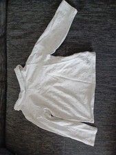 Pullover Mädchen Größe  86 Obaibi weiß mit grauen Sternen