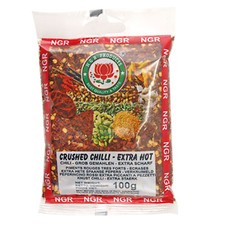 100g EXTRA SCHARFER Chili grob gemahlen von NGR Crushed Chilli Extra Hot 