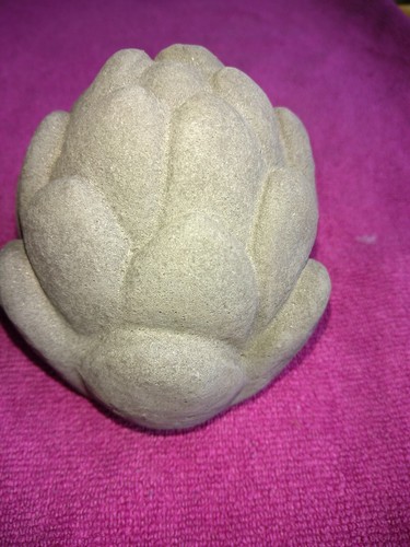 Sandstein skulptur knospe grau - sandstein,