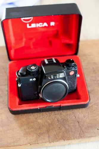 Leica analogkamera - r6,