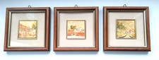 3er Set Edle Miniatur-Bilder