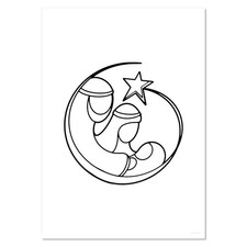 Wandposter / Drucke "Süße Krippe" (PP052066)