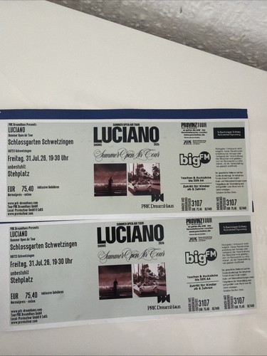 Luciano konzertkarten - luciano, in