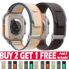 Trail Nylon Sport Armband für Apple Watch Series Ultra 10 9 8 7 6 SE 5 4 3 Band