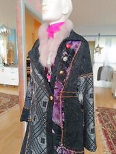 Damen Mantel genial selten aussergewöhnlich Franstyle 42 Patchworklook bunt