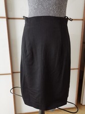 Luxus Pur JIL SANDER Schurwolle Schwarz DE 40, mit Viskosegemisch gefüttert