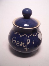 Senf Senfdose Höhe ca 12 cm