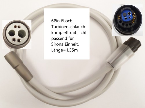 6pin 6loch turbinenschlauch - 6pin,