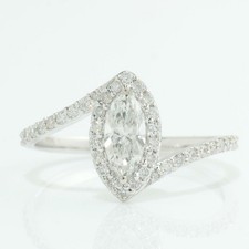 0.40ct Natural Diamond Halo