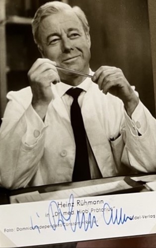 Heinz rühmann autogramm - heinz,