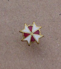 Templer Kreuz - Malteser Kreuz - Tempelritter - Pin - Anstecker - (AB180.3)