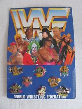 WWF Wrestling Pin Komplett-Set 8 Anstecker Raritäten aus dem Jahr 1993