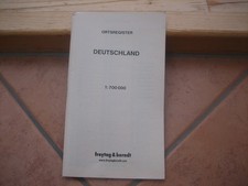 Freytag & Berndt, Deutschland, Ortsregister mit Stadtplänen