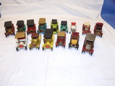 15 alte Matchbox-Autos "Models of Yesteryear" Lesney, Oldtimer, 3.Viertel 20.Jh.