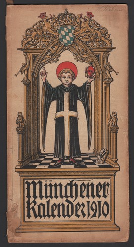 Münchener kalender 1910 - mÜnchener,