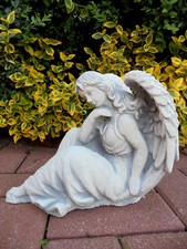 Steinfigur engel sitzend - steinfigur, sitzend"
