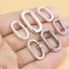 925 Sterling Silber ovaler Hummer Verschluss Stecker für Armband Halskette