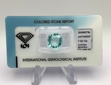 Wertvoller loser Paraiba- Turmalin von ca. 7,02ct + Report von IGI Antwerpen