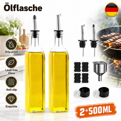 Premium ölflasche 2er set - premium,