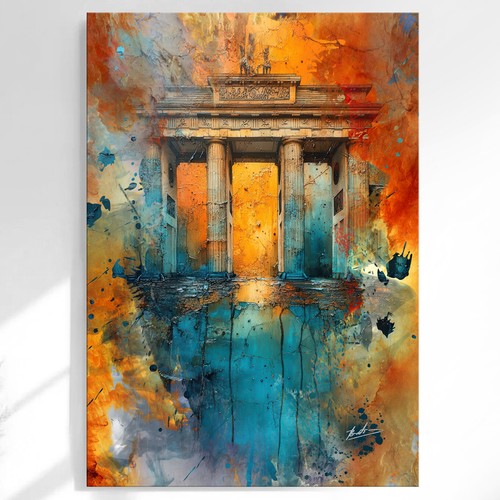Leinwand bild berlin - leinwand,