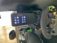 Elgato Stream Deck Halterung für Fanatec DD Wheelbase, Sim Racing Button Box